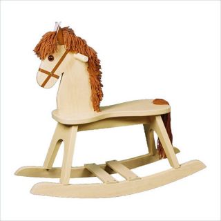 Stork Craft PlayTyme Child's Rocking Horse in Natural   06540 01N