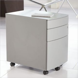 Eurostyle Floyd PPF Filing Cabinet in Silver   27985SIL