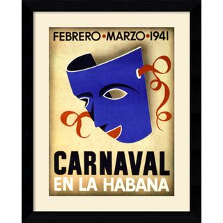 Carnaval, Habana, 1941' Framed Art Print Prints