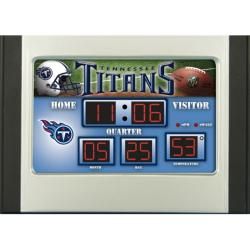 Tennessee Titans Scoreboard Desk Clock Football
