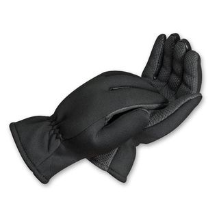 South Bend Black Neoprene Fishing Gloves with Fleece Lining South Bend Ice Fishing