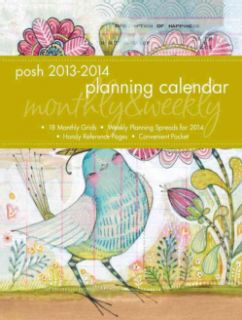 Posh Cheeky Bird 2013 2014 Monthly & Weekly Planning Calendar (Calendar) General