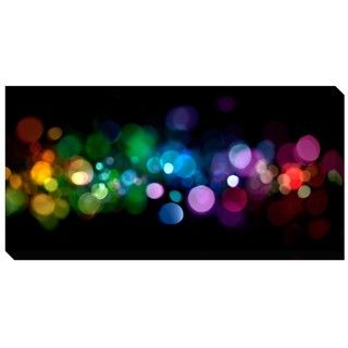 'Abstract Lights' Giclee Canvas Art Canvas
