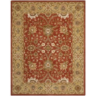 Handmade Kerman Rust/ Gold Wool Rug (6' x 9') Safavieh 5x8   6x9 Rugs