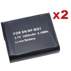 BasAcc Sony NP BG1/ NP FG1 Cybershot Camera Battery (Pack of 2) BasAcc Camera Batteries & Chargers
