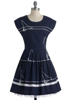 Sailing School Soiree Dress  Mod Retro Vintage Dresses