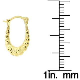 10k Yellow Gold Hoop Earrings Gold Earrings