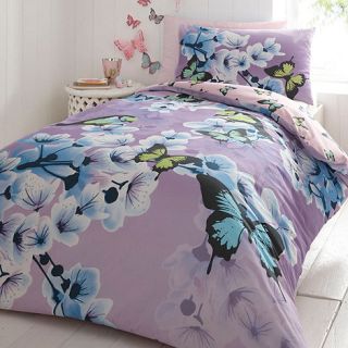 Butterfly Home by Matthew Williamson Pink cherry blossom & butterfly bed set