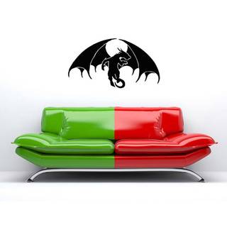 Dragon with Wings Vinyl Wall Decal Vinyl Wall Art