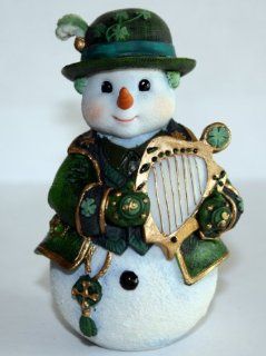 Crinkle Claus By Possible Dreams Irish Snowman 659984   Holiday Figurines