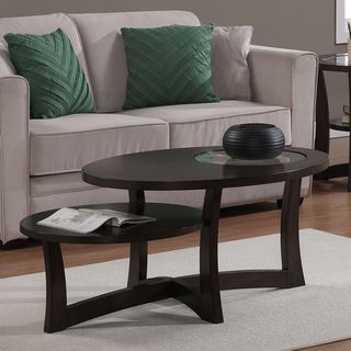 Eclipse Espresso Tiered Coffee Table Coffee, Sofa & End Tables