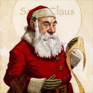 'Amberton Publishing Santa Claus' Canvas Art Canvas