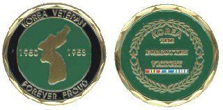 Korean Veteran 'Forever Proud' Challenge Coin Automotive