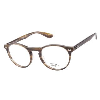 Ray Ban RB5283 5139 Striped Brown Prescription Eyeglasses Ray Ban Prescription Glasses