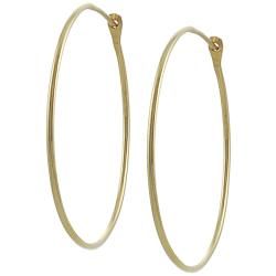 Goldfill 40 mm Hoop Earrings Tressa Collection Gold Overlay Earrings