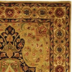 Handmade Persian Legend Soft Green/ Ivory Wool Rug (4' x 6') Safavieh 3x5   4x6 Rugs