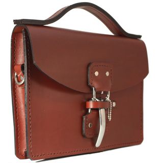 JP Marcellino Co Rand 311c Fine Bridle Leather Shoulder Bag Briefcases