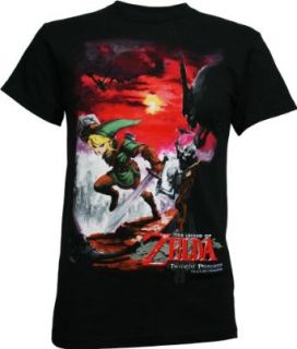 Nintendo Legend of Zelda Twilight Princess Sunset Men's T Shirt Clothing