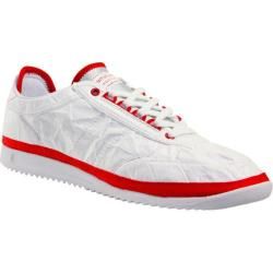 Men's Unstitched Utilities Fast Lane White/Red Unstitched Utilities Sneakers