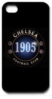 Chelsea Logo FC HD image case cover for iphone 4/4S black A Nice Present Cell Phones & Accessories