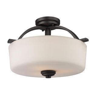 Arlington Semi Flush Indoor Light Fixture Z Lite Flush Mounts