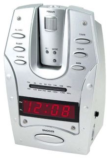 SDAT 180 degree projection Digital AM/FM Alarm Clock SDAT Clock Radios