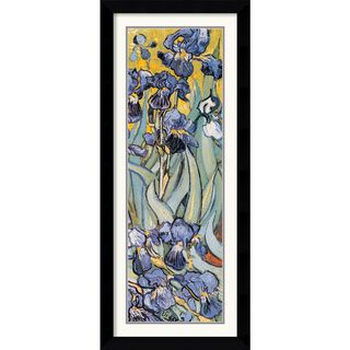 Vincent Van Gogh 'Iris Garden (Detail)' Framed Art Print Prints