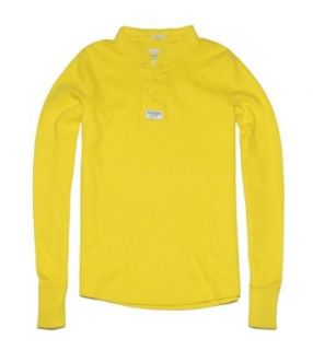 Abercrombie & Fitch Men Muscle Fit Long Sleeve Henley T shirt (XXL, Bright yellow) at  Mens Clothing store Abercrombie And Fitch