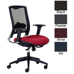 ECO7.5 Upholstered AirMesh Seat Mesh Chair Ergonomic Chairs