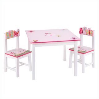 Guidecraft Butterfly Buddies Table and Chairs Set   G86602