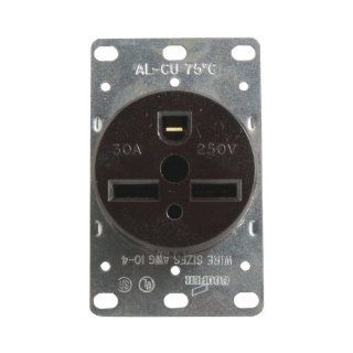 Generic G22892 Eagle A/C Receptacle Brn   Electric Plugs  