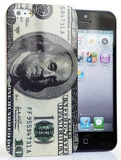 CASEiLIKE US Dollar 100 Bill American Money Pattern Snap On Hard Case Back Cover With Screen Protector Compatible For Apple Iphone 5 Color Multi Cell Phones & Accessories