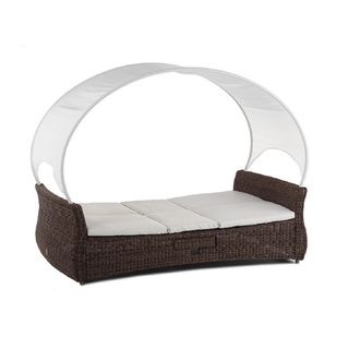 Rantum Double Sunlounger with Detachable Canopy Chaise Lounges