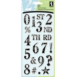 Inkadinkado Artstamp Large Numbers Clear Stamps Inkadinkado Clear & Cling Stamps