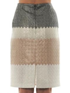 Tri colour metallic basketweave skirt  Missoni  I