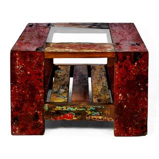 Ecologica Glass Side Table / End Table Ecologica Coffee, Sofa & End Tables