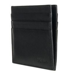 Prada Black Leather Flat Card Case Prada Designer Wallets