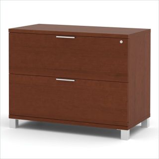 Bestar Pro Linea Assembled Lateral File in Cognac   120636 1176