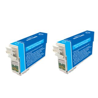 Epson T126 T126200 Remanufactured Cyan Ink Cartridges (Pack of 2) Inkjet Cartridges
