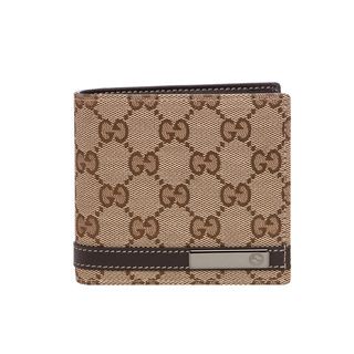 Gucci GG Canvas Bi fold Wallet Gucci Designer Wallets