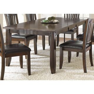 Jacey 78 inch Warm Brown Oak Finish Dining Table Dining Tables
