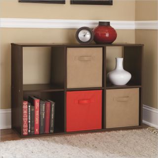 Ameriwood 6 Cube Storage in Resort Cherry   7641207P