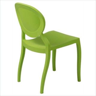 Eurostyle Vasska Side Chair in Green   90120GRN