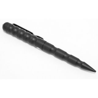 Defender Six inch Black Durable Aluminum Tactical Ballpoint pen Defender Black