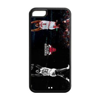 Happinessexplorer NBA Chicago Bulls Superstar Derrick Rose Best Durable Silicone iPhone 5C Case Electronics
