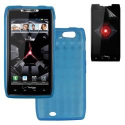 Deluxe Motorola Droid RAZR TPU Case/ Screen Protector Other Cell Phone Accessories