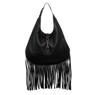 Gucci Nouveau Fringe Leather Hobo Gucci Designer Handbags