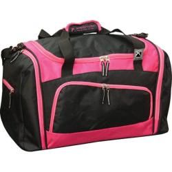 Travelers Club 21in Multi Pocket Duffel 90421in Black/Pink Travelers Club Tote Bags