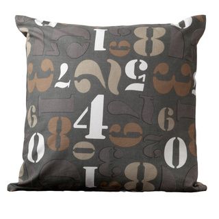 Avery Iron Ore Numbers Novelty 18 inch Decorative Pillow Throw Pillows