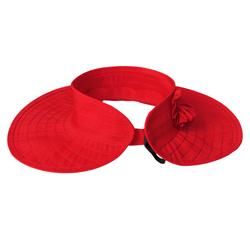 Adi Designs Women's Flower Detail Rolled Visor ADI Women's Hats